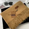 Scarves 2023 Winter Cashmere Women Head Scarf Female Luxury Brand Scarves Lady Tassel Bandana Solid Shawl Wraps Foulard Tippet Pashmina J231204