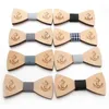 Bow Ties Men's Classic Wooden Bowtie For Musical Note Pattern Tie Unique Wedding Party Dress Shirt Suit In Accessories Gifts