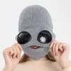Berets Winter Men Ear Flaps Beanie Hat With Glasses Cap Knitted Women Adult Unisex Casual Ladies Outdoors Watch Bonnet
