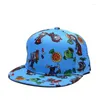 Caps de bola Hip-Hop Hat Boys Garotas Snapback Cartoon Kids Gorras Cap bebê Baby infantil