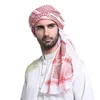 Scarves 1Pcs Square Neck Wrap Muslim Shemagh Scarf Palestine Bandana Multifunction Headwrap Plaid Shawl Ramadan Pray Caps