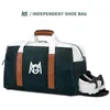 Sacs de golf PGM Hommes Femmes Golf Vêtements Sac PU Léger Étanche Voyage Sac De Transport Sac À Chaussures Indépendant YWB043 231204