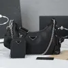 Дизайнерская сумка Нейлоновое холст тота для бродяги роскошные сумочки на плечах сумки модные сумки грудь женские сети высококачественные кошелек кусочки кошелька для кошелька
