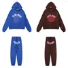 Designer Hoodie Tracksuit Sp5der Mens Young Thug 555555 Men Women Sweatshirts Foam Print Spider Web Pullover Pants S-xl 4Q92