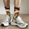 Chaussettes pour hommes Hip Hop Vintage amour chocolat teckel fou unisexe saucisse chien Harajuku motif imprimé équipage chaussette garçons cadeau