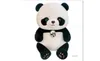 Nuovo prodotto Super Cute Panda Doll Peluche Bambola di simulazione Bambola Simpatico tesoro nazionale cinese Regalo di compleanno Bambola di pezza per bambini