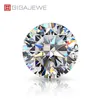 Gigajewe White D Färg 0 5-3 0CT 10 hjärtan och pilarna Rund klippa Loose Moissanite Diamond för smycken tillverkning245c