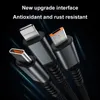 Nieuw transparant LED-nachtlampje Snel opladen Ondersteunt 100 W 3 in 1 USB-oplader Mobiele telefoon Type C Datakabel voor Iphone Macbook Samsung Xiaomi Huawei