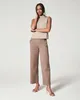 Women's Pants Women Stretch Twill Cropped Wide Leg Plus Size 2023 Fashion Summer Causal Button Y2k Daily Party Work OOTD