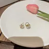 Charme romantique grappes de fleurs balancent boucle d'oreille pour les femmes doux tempérament Cz fleur goutte boucle d'oreille 2023 nouvelle mode élégante fille bijoux R231204