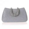 أكياس مسائية nxy فاخرة القمر نساء كريستال U Diamond Clasp Clutch الأكياس اللمعان