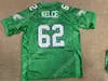 Kelly Green Football Jersey 26 Saquon Barkley Jalen gör ont 1 Brown 11 Devonta Smith 6 Jason Kelce 62 Mailata 88 Throwback Legand Mens Size S-xxxl Stitched Jerseys