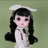 Dolls 30cm Dream Fairy Doll 16 BJD by Lucky Angel Mechanical Joint Body with Makeup ، بما في ذلك Eyes Eyes Cloths Girls SD Dift 231204