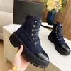 Designer Boots Paris Luxury Brand Boot Echte lederen enkel Booties Woman Short Boot Sneakers Trainers Slipper Sandalen Tegen 1978 S520 01