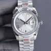 Roiex Watches Daydate Wrist Watch 2023 Classic Men Mens Watch 41mmオートマチックウォッチPlatinum Movement Mechanical Sapphire Sweeing Master StainlessSHB47