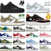 SK8 Homens Mulheres Sapatos Casuais Designer Womens Sta Low Sneaker Court Nigo Bapedstaes Plataforma Sapato Mens Tubarão Preto Branco Patente Cinza Couro Verde Mulheres Treinadores