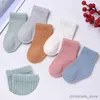 Calzini per bambini ladka 6 paia/set Calzini per neonato Calzini per bambina in cotone Autunno Inverno Calzini per neonato per ragazze Cartone animato a righe per neonati R231204