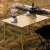 Campmöbler moeye utomhus camping bambu plank bord bärbar picknick vikbar skrivbord aluminium legering vikbar