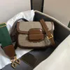 2022 mini nieuwe dames schoudertas mode crossbody tas dubbele ketting klassiek retro ontwerp kan gedragen worden door een luxe 266D