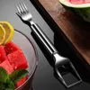 Fruit Tool Creative Watermelon Cutter Artifact Hushållens vattenmelongaffel Multi-Use Fruit Divider Kitchen Cutter redskap LX6269