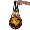 Piłki 1PC Basket Basket Bag Nylon Bold Bold Bag Single Ball Noszenie Przenośna wyposażenie na zewnątrz sportowy piłka nożna w siatkówce 231204