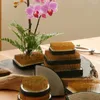 Porte-fleurs décoratif Ikebana, arrangeur fixe, Vases ronds, centres de table, fixation à l'aiguille