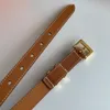 Bracelet de ceinture en cuir véritable pour femmes, bijoux de marque à la mode, bracelet en acier inoxydable