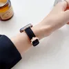 Designer Pu Leather Watch Band Smart Straps For Apple Watch Band Ultra 38mm 42mm 44mm 45mm IWatch Band Series 8 9 4 5 6 7 Fashion Men Women Watchband