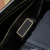 Дизайнерская мягкая роскошная женская сумочка масла восковые кожаные магазины винтажные черные двойные ремешки сумочка золотой аппаратный аппаратный треугольник металлик с блестками модные кошелек