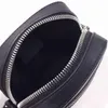 Classique mini taille sacs de messager noir gris toile cuir hommes épaule avec boîte sac à main sac à bandoulière 08240G