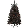 Decorative Flowers Prelit Incandescent Black Noble Spruce Artificial Halloween Christmas Tree 6' Hoop Garland Table Mini Wreath Aros Para