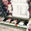 Carpets Christmas Floor Mat Santa Claus Snowman Entrance Hall Balcony Anti Slip Absorbent Carpet Merry Doormat Happy Year