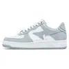 2024 designerskie buty zwykłe STA sk8 dla mężczyzn Sneakers Patent skórzany czarny biały niebieski różowy deskorolki joggingowe trenerzy gwiazd rozmiar US 11