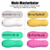 Masturbators 15cm Male Masturbator Artificial Vagina Real Pussy For Men Glans Sucker Penis Enlarger Tranier Cock Exerciser Blowjob Sex Toys 231204