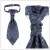 Bow Ties Vest Tie Vintage Double Layered Men's Satin Necktie For Formal Business Style Suit Coat Waistcoat Adjustable Printed Wedding