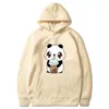 Felpe con cappuccio da uomo Panda Cartoon grafica carina felpa con cappuccio uomo donna abbigliamento casual gotico streetwear felpa con cappuccio manica lunga unisex stampa