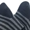 Gli uomini d'affari di moda vestono calzini lunghi Calzini di cotone maschile puro grigio nero a righe di alta qualità di grandi dimensioni