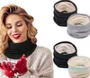 Lenços cabeça para mulheres moda seda cabelo cachecóis aquecedor de pescoço micro-ondas homens aquecedores de lã