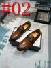 Men Designer 22Model Dress Shoes Heren Heren Britse stijl Paty Leather Wedding Luxe Flats Oxfords Formeel