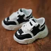 Doll House Accessories SD BJD 1 4 1 6 bjd doll shoes Dad versatile thick soled sneakers small white men and women black multicol 231204