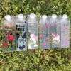 500ml Plastic Milk Carton Water Bottles BPA Free Clear Transparent Outdoor Square Juice Box ZZ