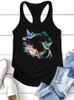 Women's Tanks Seeyoushy Bird Of Peace Hope Love Print Tank Top Women Sleeveless Fashion Summer Tee Shirt Harajuku Loose Tops Femme