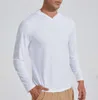 Мужская толстовка Lu, быстросохнущая рубашка с длинными рукавами, футболки для тренировок и бега, дышащий компрессионный топ для верховой езды sjjjkv 665