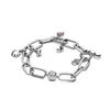 925 Sterling Zilveren Stropdas Verweven ketting Armbanden SET met doos voor Pand Charms Armband Vrouwen Bruiloft Sieraden W228230s