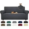 Stol täcker 1 2 3 4 -sits spandex justerbar soffa stretch soffa täcker universal slipcover för vardagsrum hundar husdjursvänligt 231202