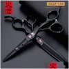 Ciseaux de cheveux Japon Original 6.0 Coiffure professionnelle Barber Set Ciseaux de coupe Ciseaux Coupe de cheveux Drop Livraison Produits Soins Styli Dhhia