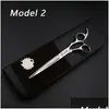 Hair Scissors 7 Inch Professional Cutting Hairdressing Barber Salon Pet Dog Grooming Shears Bk035 230508 Drop Delivery Products Care S Dhxyw