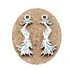 100 pçs antigo prata phoenix encantos pingentes para fazer jóias brincos colar e pulseira 11 5x32mm A-252303v