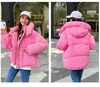 Women's Trench Coats Long-sleeved European And American Loose Warm Bread Clothing Short Lazy Style Down Jacket Shorts Winter Tide