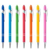 Colorful stylus head Ballpoint Pen Stylus Touch Pen 7 Colors Writing Ballpen Stationery Office School Supplies